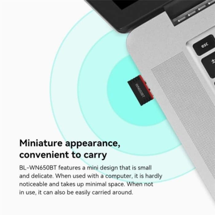 LB-LINK BL-WN650BT 650M Dualband-Wireless-Adapter Bluetooth WiFi 2-in-1-Netzwerkkarte – Bild 6