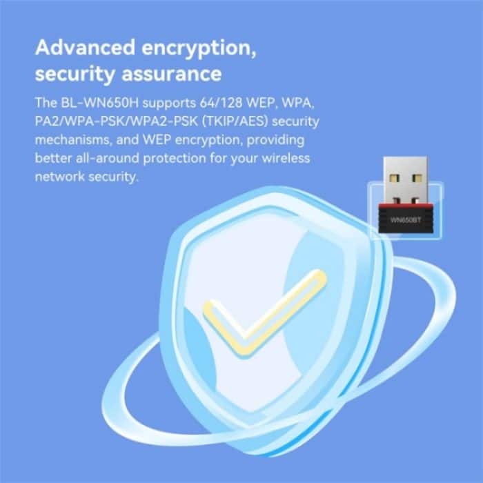 LB-LINK BL-WN650BT 650M Dualband-Wireless-Adapter Bluetooth WiFi 2-in-1-Netzwerkkarte – Bild 7