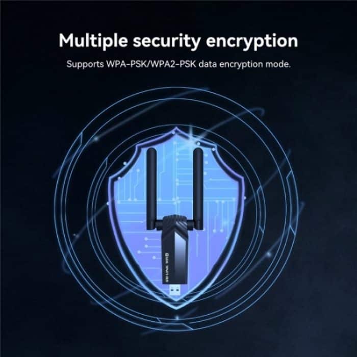 LB-LINK WDN1800H Esports Gaming USB 3.0 WiFi6 AX1800M Gigabit Wireless Netzwerkkarte – Bild 6