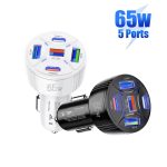 TE-P50 65W PD30W Typ-C x 2 + USB x 3 Multi-Port-Autoladegerät, without Cable – Bild 2