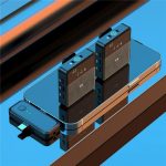 SX31 3-in-1 Lavalier 2,4 G kabelloses Rauschunterdrückungsmikrofon mit Dual-Sender + Empfänger – Bild 2