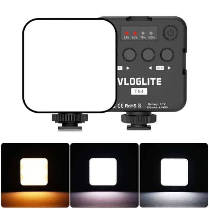 VLOGLITE T64 Tragbares kleines Telefon-Video-Fülllicht Fotografie Beauty Light – Bild 1