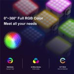 VLOGLITE T64RGB Mini Pocket Beauty Light Tragbares RGB-Fülllicht Handykamera Video-Fülllicht – Bild 4