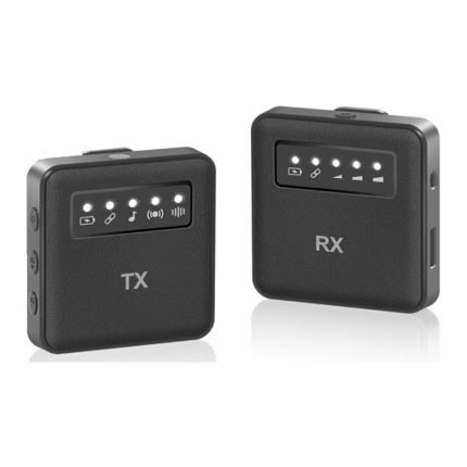 Drahtloses USB-Lavalier-Mikrofon für iPhone, iPad, Android und Kameras, 1 To 1, 1 To 2