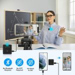 Drahtloses USB-Lavalier-Mikrofon für iPhone, iPad, Android und Kameras, 1 To 1, 1 To 2 – Bild 5