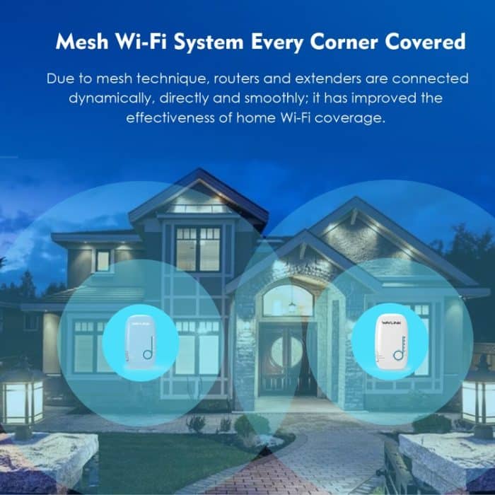 WAVLINK WN576K2 AC1200 WLAN-Router für den Haushalt, Netzwerk-Extender, Dualband-Wireless-Repeater, US Plug, UK Plug, EU Plug, AU Plug – Bild 7