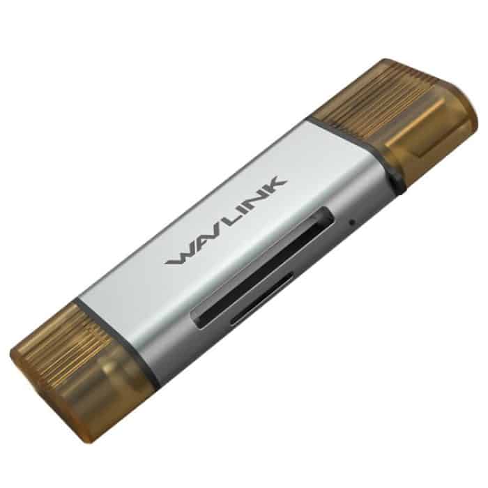 WAVLINK WL-CR3002 Multifunktions-Mini-Aluminiumlegierungsgehäuse Typ C + USB3.0 SD/TF-Kartenleser – Bild 2