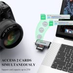 WAVLINK WL-CR3002 Multifunktions-Mini-Aluminiumlegierungsgehäuse Typ C + USB3.0 SD/TF-Kartenleser – Bild 6