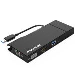 WAVLINK WL-UG39DH2 USB3.0-auf-HD-/VGA-/Gigabit-Ethernet-Splitter-Adapter