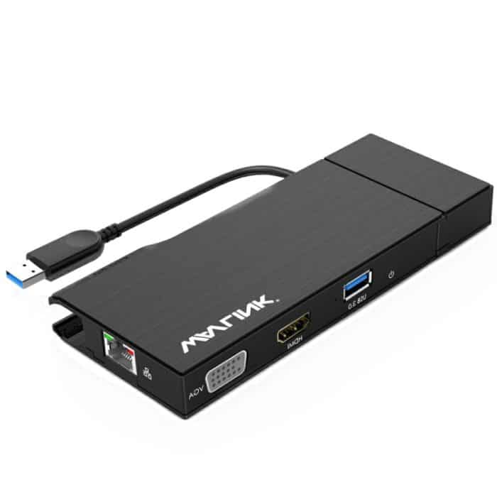 SYA0024671.jpg WAVLINK WL-UG39DH2 USB3.0-auf-HD-/VGA-/Gigabit-Ethernet-Splitter-Adapter – Bild 1