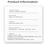 Typ-C-auf-RJ45-2500-Mbps-Ethernet-Adapter – Bild 9