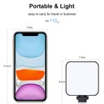 VLOGLITE W64RGB Dimmbares RGB-LED-Taschenfülllicht 20 Modi Live-Übertragungs-Videolicht – Bild 2