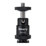 JMARY BH-02 360 Grad drehbarer Stativ-Kugelkopf 1/4 Schraubenadapter