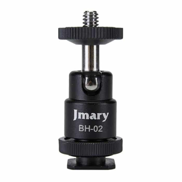 JMARY BH-02 360 Grad drehbarer Stativ-Kugelkopf 1/4 Schraubenadapter – Bild 1