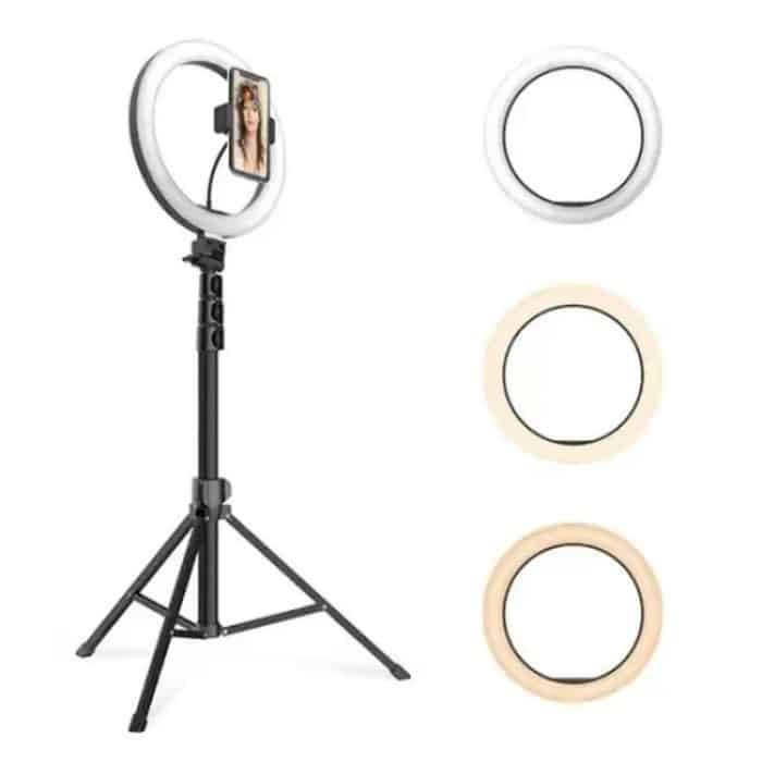 SYA0025075.jpg JMARY FM-536A 10 Zoll Ring Live Fill Light Streaming Stand Beauty Light Set – Bild 1