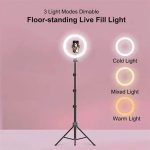 JMARY FM-536A 10 Zoll Ring Live Fill Light Streaming Stand Beauty Light Set – Bild 7