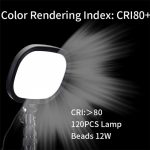 JMARY FM-58R Live-Streaming-Fotografie-Fülllicht, um 180 Grad drehbares 9-Zoll-LED-Licht – Bild 2