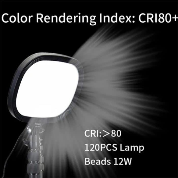 JMARY FM-58R Live-Streaming-Fotografie-Fülllicht, um 180 Grad drehbares 9-Zoll-LED-Licht – Bild 2