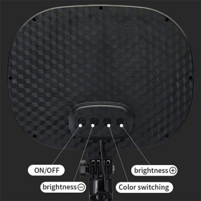 JMARY FM-58R Live-Streaming-Fotografie-Fülllicht, um 180 Grad drehbares 9-Zoll-LED-Licht – Bild 3