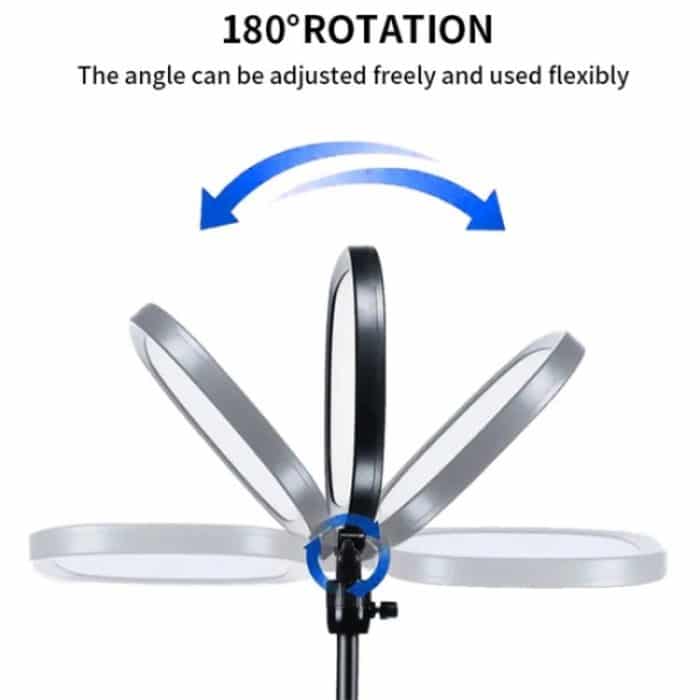 JMARY FM-58R Live-Streaming-Fotografie-Fülllicht, um 180 Grad drehbares 9-Zoll-LED-Licht – Bild 5
