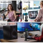 JMARY MC-PW9 USB-Kabel, Mikrofon, Sprachaufzeichnungswerkzeug, RGB-Licht – Bild 7