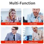 JMARY MC-R6 Lavalier Typ-C-Port-Kabelmikrofon mit In-Ear-Kopfhörer, Länge: 3 m – Bild 7