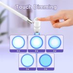 HD-AL10 UV-Maniküre-Wimpern-Schönheits-Stehlampe, Fokuseinstellung, Touch-Dimmung mit Fußschalter, US Plug, UK Plug, EU Plug, AU Plug – Bild 3
