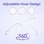 HD-AL10 UV-Maniküre-Wimpern-Schönheits-Stehlampe, Fokuseinstellung, Touch-Dimmung mit Fußschalter, US Plug, UK Plug, EU Plug, AU Plug – Bild 6