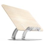 LS15 Für 10-17-Zoll-Geräte Tablet-Ständer Aluminium + ABS Verstellbarer Desktop-Halter mit Clip