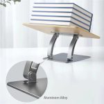 LS15 Für 10-17-Zoll-Geräte Tablet-Ständer Aluminium + ABS Verstellbarer Desktop-Halter mit Clip – Bild 3