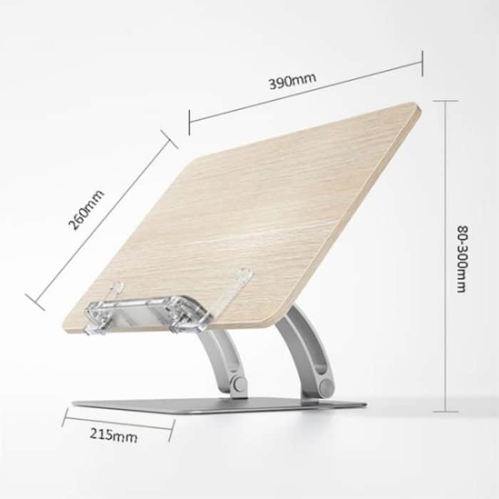 LS15 Für 10-17-Zoll-Geräte Tablet-Ständer Aluminium + ABS Verstellbarer Desktop-Halter mit Clip – Bild 8