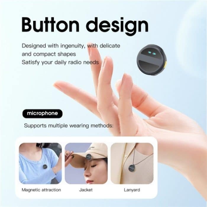 SX21 8-poliger Anschluss 2.4G Smart Noise Reduction Lavalier-Funkmikrofon – Bild 5