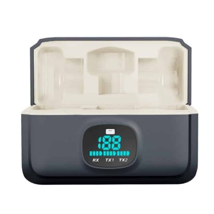 SX21 Typ-C-Port 2,4 G Smart Clip-On Wireless-Mikrofon – Bild 1