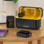 SX12 kabelloses Lavalier-Ansteckmikrofon mit zwei Mikrofonen + Empfänger – Bild 7