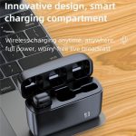 K13 2-in-1-Lavalier-Funkmikrofon mit 8-poligem Empfänger und Ladestation – Bild 2