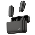 K13 2-in-1-Lavalier-Funkmikrofon mit USB-C-/Typ-C-Empfänger und Ladestation