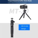JMARY MT-30 Desktop Stativ Kamera Telefon Projektor Selfie Stick 5-abschnitt Verstellbares Stativ – Bild 3