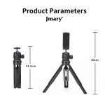 JMARY MT-30 Desktop Stativ Kamera Telefon Projektor Selfie Stick 5-abschnitt Verstellbares Stativ – Bild 9