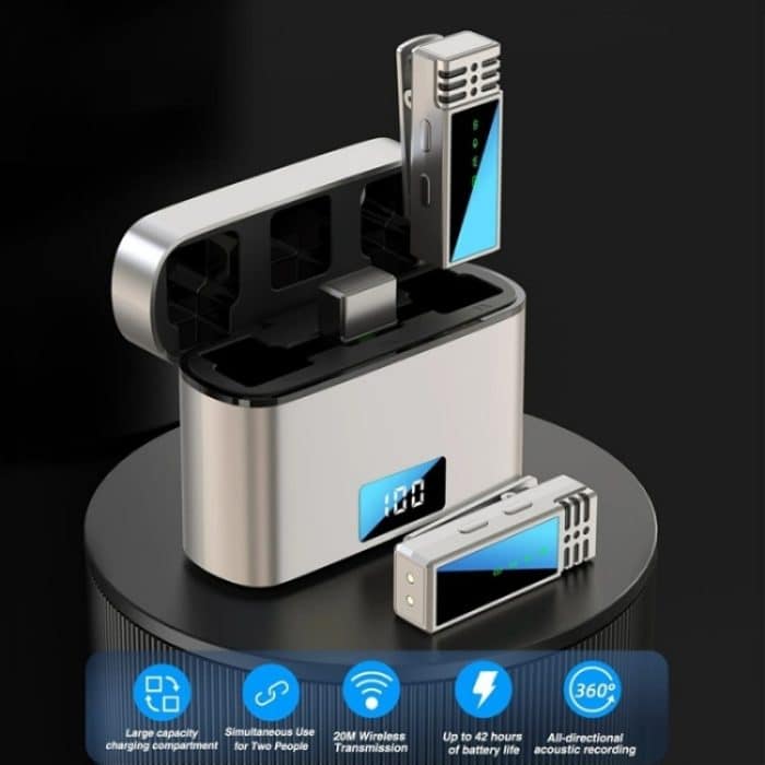 JMARY MW-15 USB-C / Typ-C Prot 2.4G Lavalier-Funkmikrofon – Bild 4