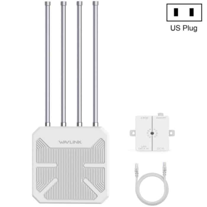 SYA002584101.jpg WAVLINK WN573HX3 AX3000 Wasserdichter Outdoor WiFi Drahtloser Dualband-Router, US Plug, UK Plug, EU Plug, AU Plug – Bild 1