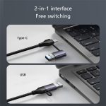 T513 USB-A / Typ-C auf USB3.0 x 3 + USB-C + Gigabit Laptop-Adapter-Dockingstation – Bild 8