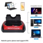 575D USB Festplatte Halter Laptop Mobile Festplatte Box 2,5/3,5 zoll SATA IDE HDD Basis, US Plug, UK Plug, EU Plug, AU Plug – Bild 2