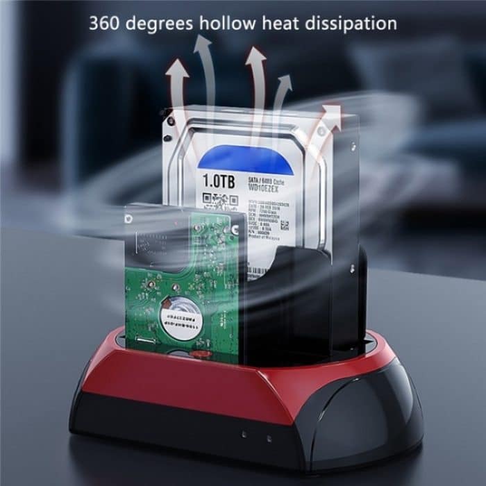 575D USB Festplatte Halter Laptop Mobile Festplatte Box 2,5/3,5 zoll SATA IDE HDD Basis, US Plug, UK Plug, EU Plug, AU Plug – Bild 6