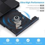 009 mit USB-Anschluss für Laptop-Computer Externes DVD-Laufwerk USB 3.0 + Typ-C-Adapter – Bild 5