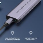 S186 Aluminiumlegierung NVME M.2 Externes Festplattengehäuse USB3.1 10Gbps SATA SSD-Gehäuse – Bild 4