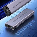 S186 Aluminiumlegierung NVME M.2 Externes Festplattengehäuse USB3.1 10Gbps SATA SSD-Gehäuse – Bild 5