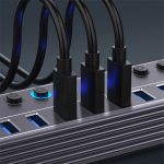 U310 10-in-1 USB 3.0 Erweiterungs-HUB USB-Ladestation mit individuellem Schalter – Bild 7