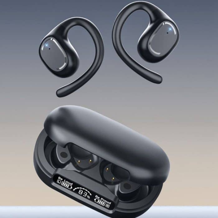 S200 Kabellose Ohrhörer Bluetooth 5.3 Kopfhörer Sport-Ohrhörer mit Mikrofon Ohrbügel Wasserdichte In-Ear-Ohrhörer LED-Stromanzeige Headset – Bild 3