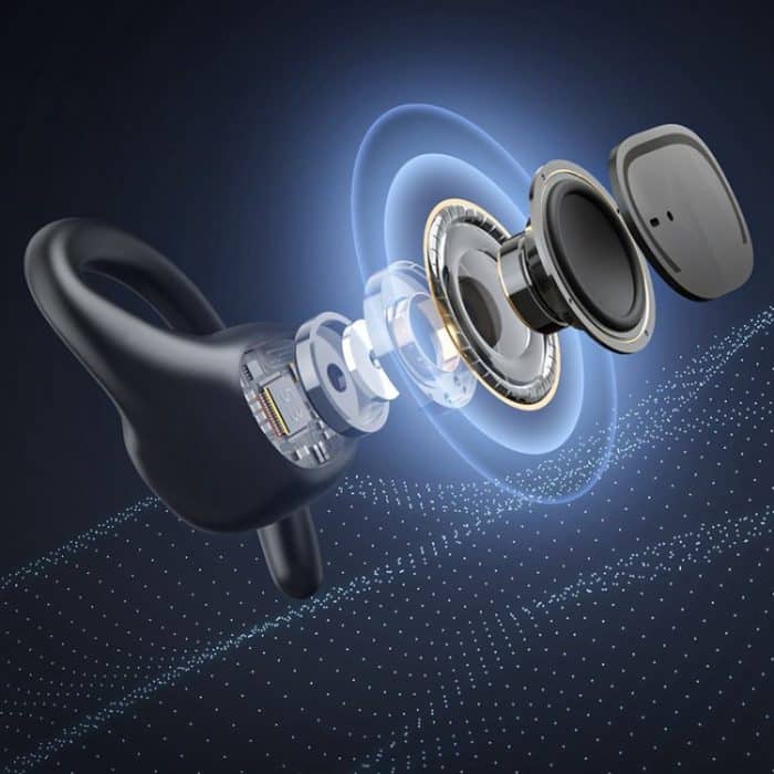 S200 Kabellose Ohrhörer Bluetooth 5.3 Kopfhörer Sport-Ohrhörer mit Mikrofon Ohrbügel Wasserdichte In-Ear-Ohrhörer LED-Stromanzeige Headset – Bild 7