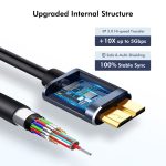 ENKAY USB 3.0 A auf USB 3.0 Micro B 5Gbps Datenkamera-Festplattenkabel, 0.5m, 1m, 1.5m – Bild 4
